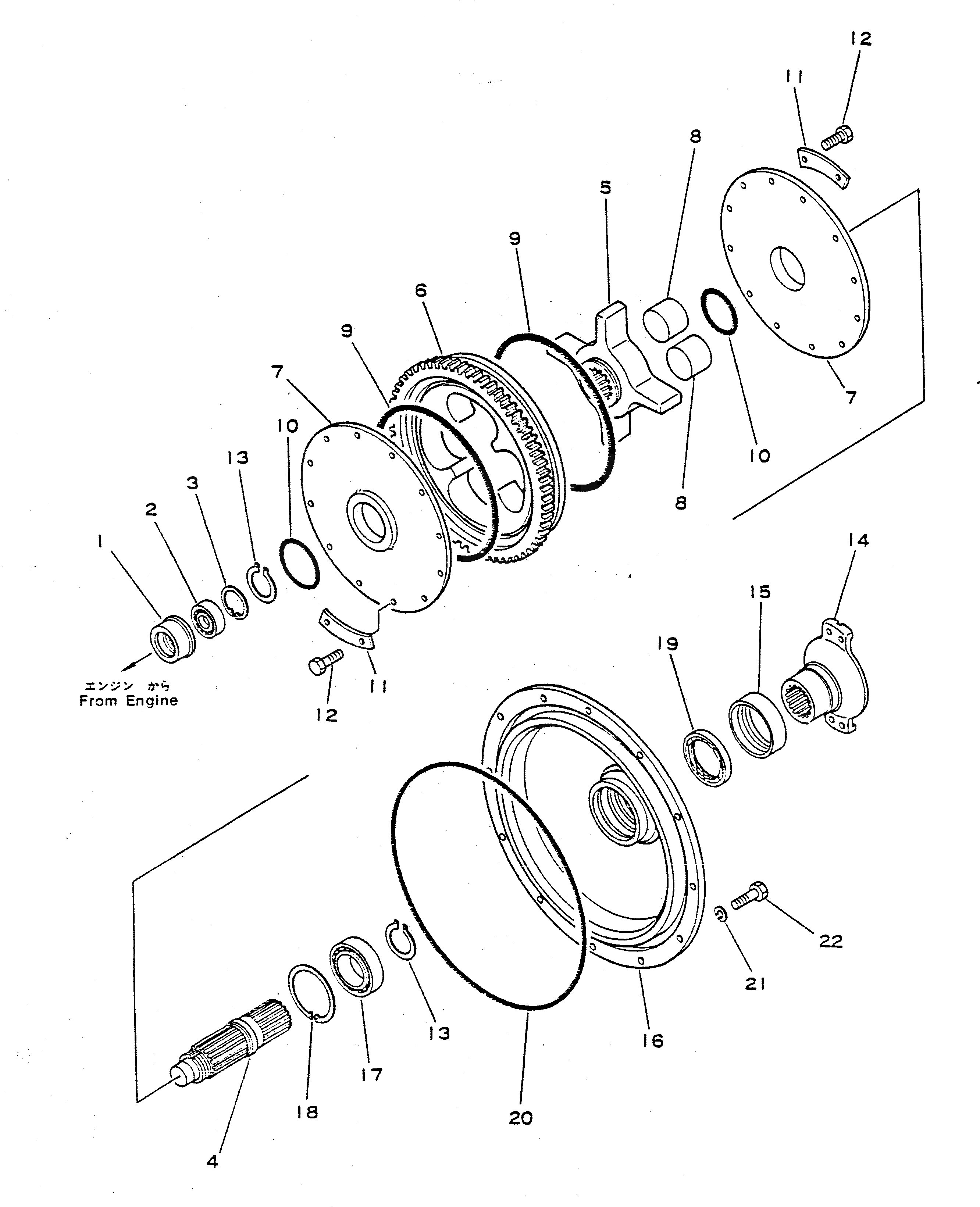 Крышка 568-01-12110 Komatsu