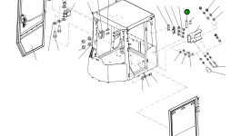 Крышка 423-56-H3B80 Komatsu