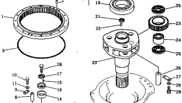 Палец 21T-26-11240 Komatsu