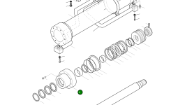 Крышка, ROD 53B672-0 Komatsu