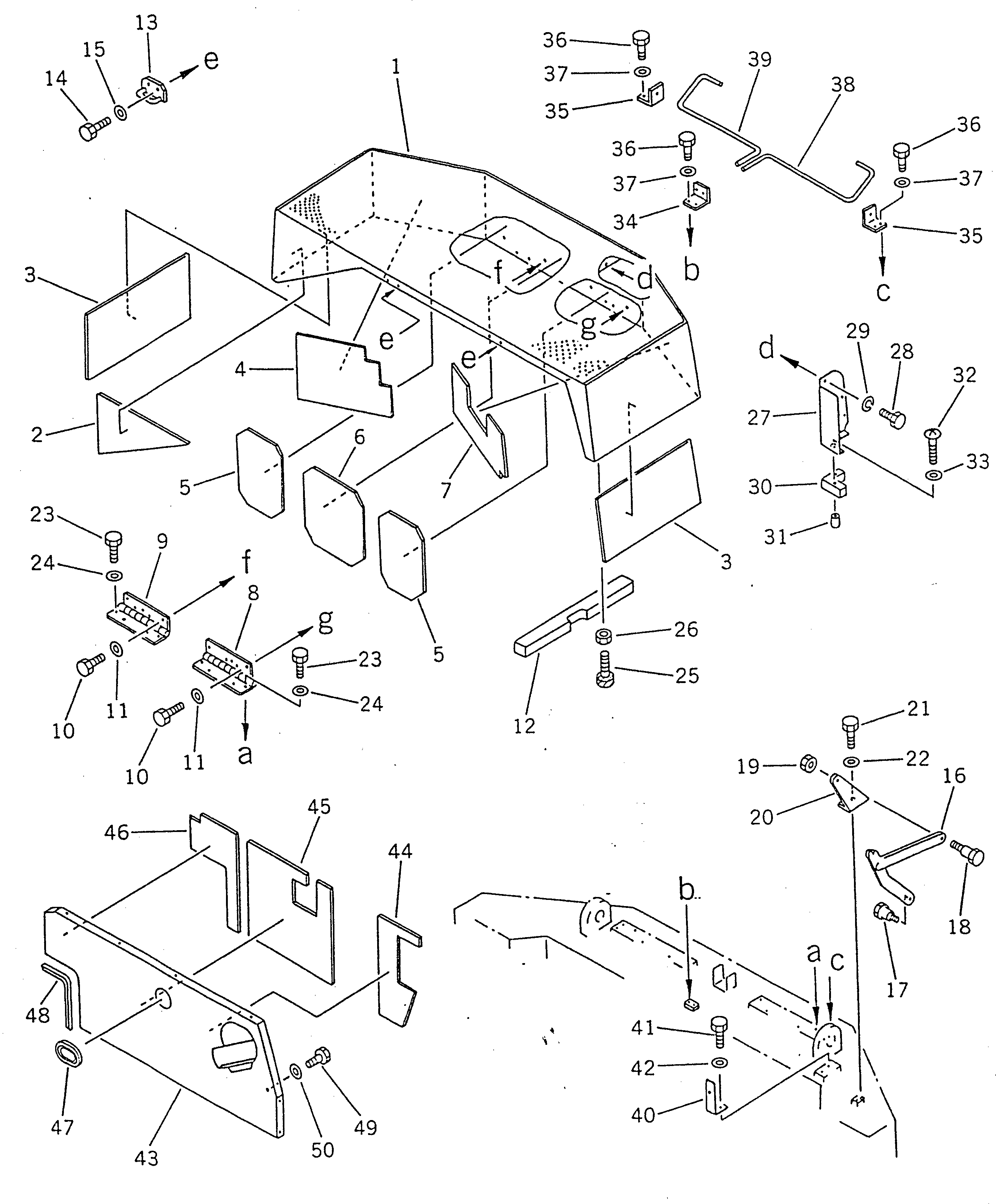 Крышка 20D-54-41350  Komatsu