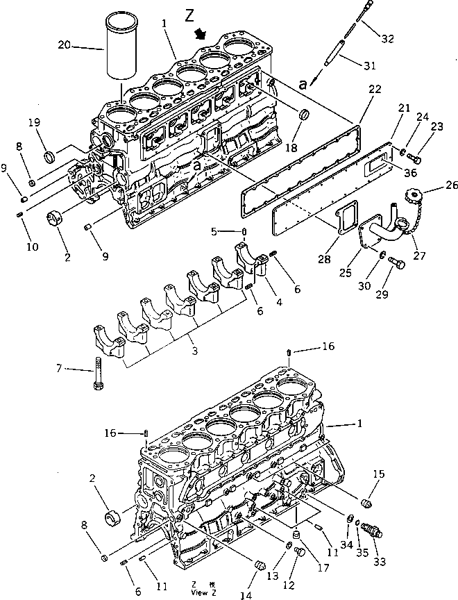 Крышка 6138-21-7310  Komatsu