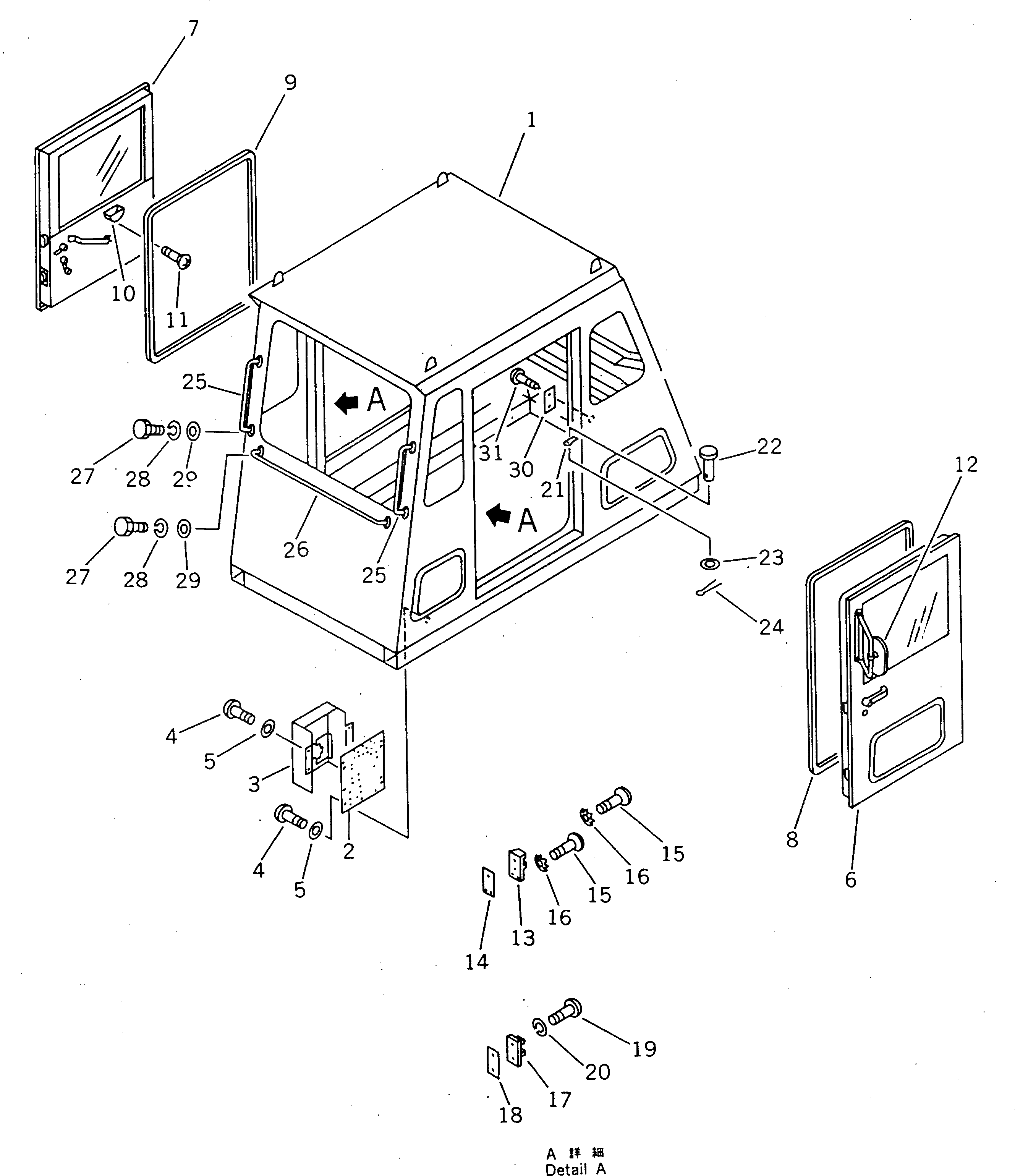 Крышка 566-54-43561  Komatsu