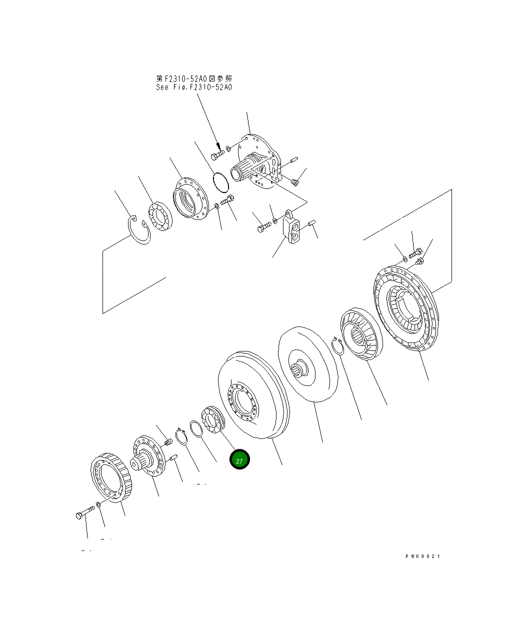 Подшипник 06043-06214 Komatsu