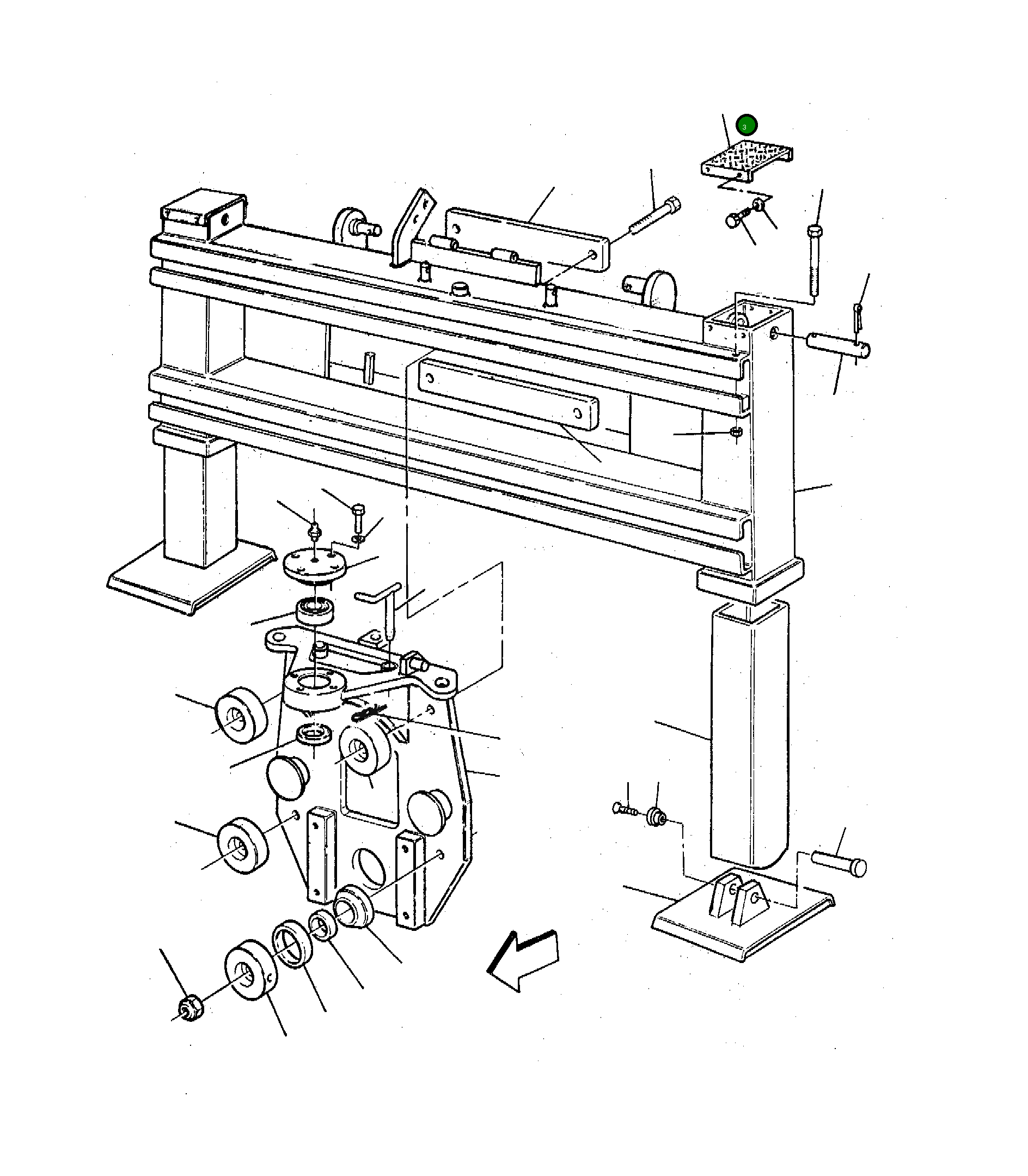 Крышка UE2000506 Komatsu