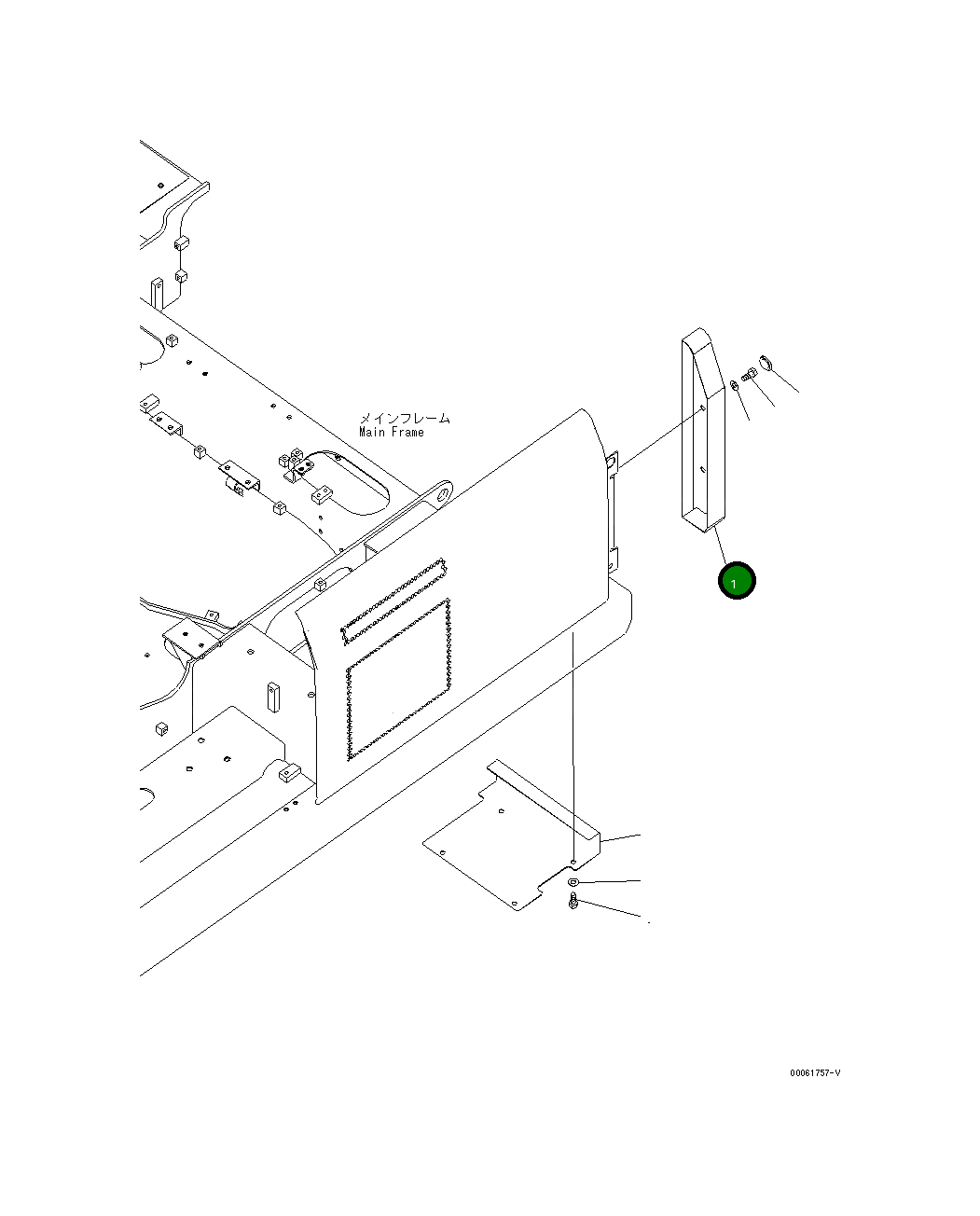 Крышка 8234-54-2111  Komatsu