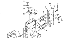 Крышка 419-15-16122  Komatsu