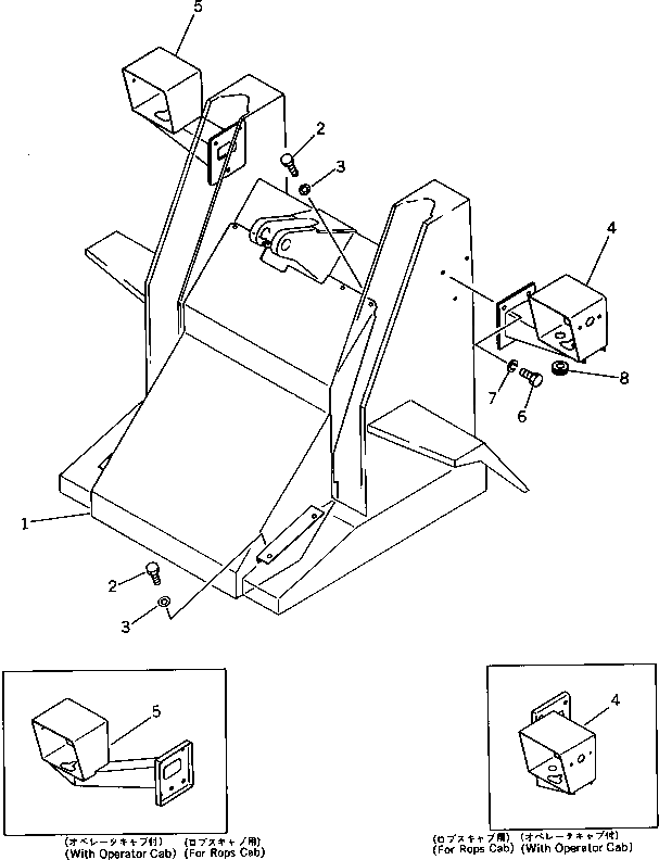 Крышка 362-54-21110 Komatsu