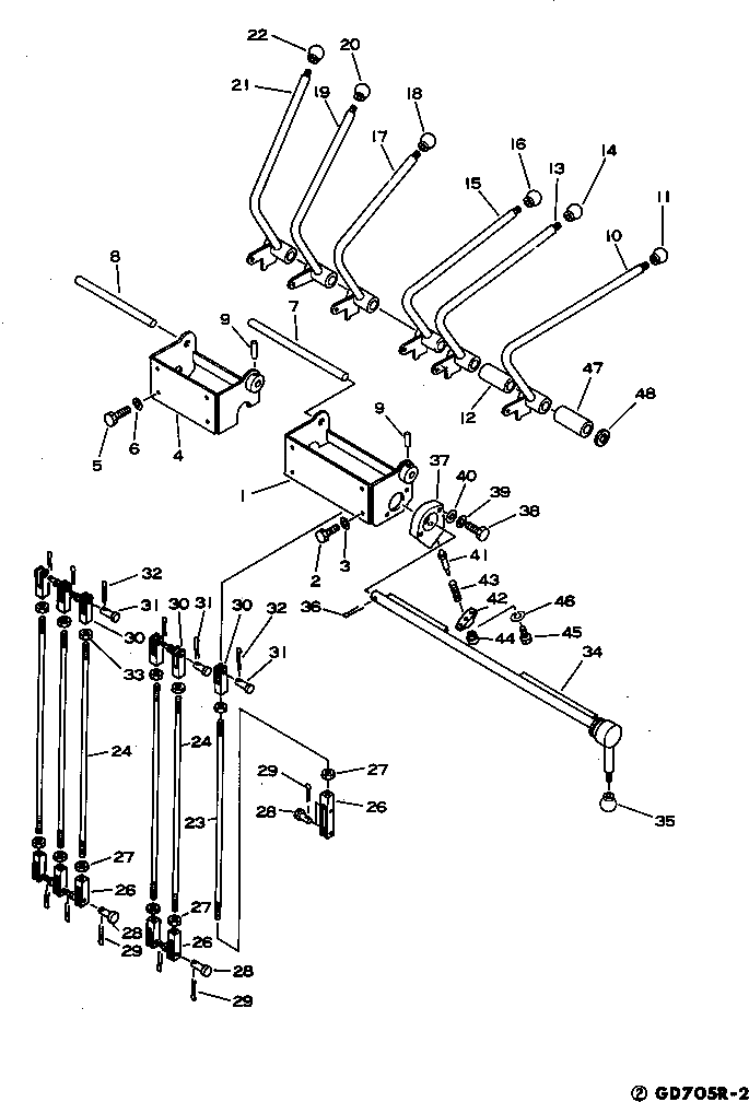 Рычаг 234-43-18183 Komatsu