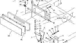 Лист 207-54-K1340 Komatsu