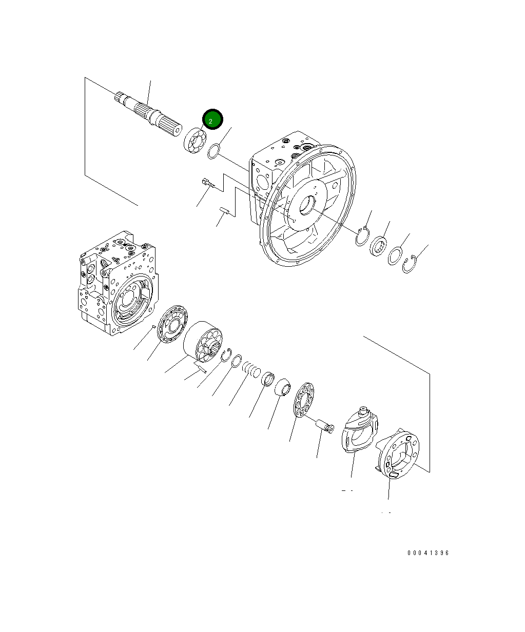 Подшипник 708-2L-42250 Komatsu