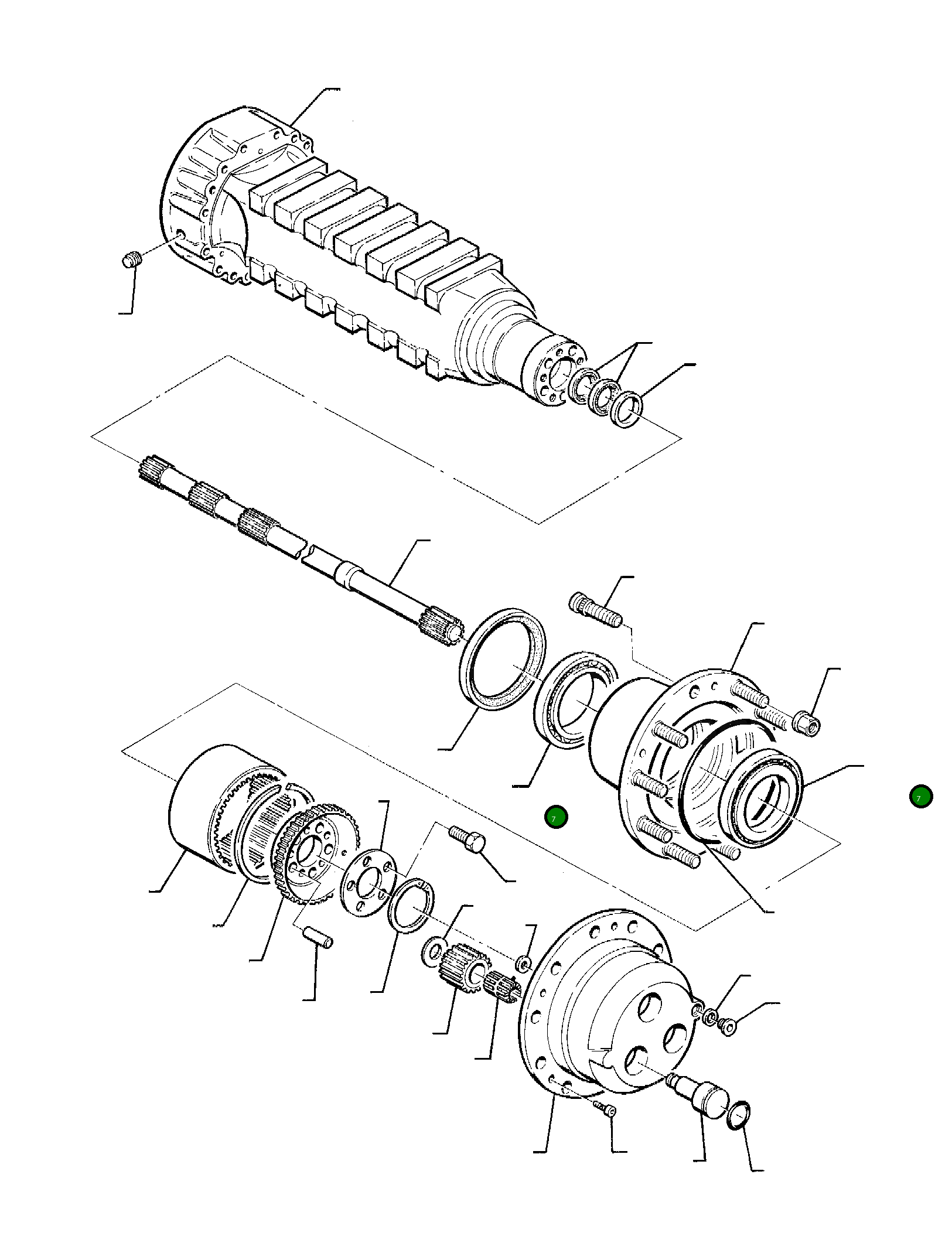 Подшипник HU5101427 Komatsu