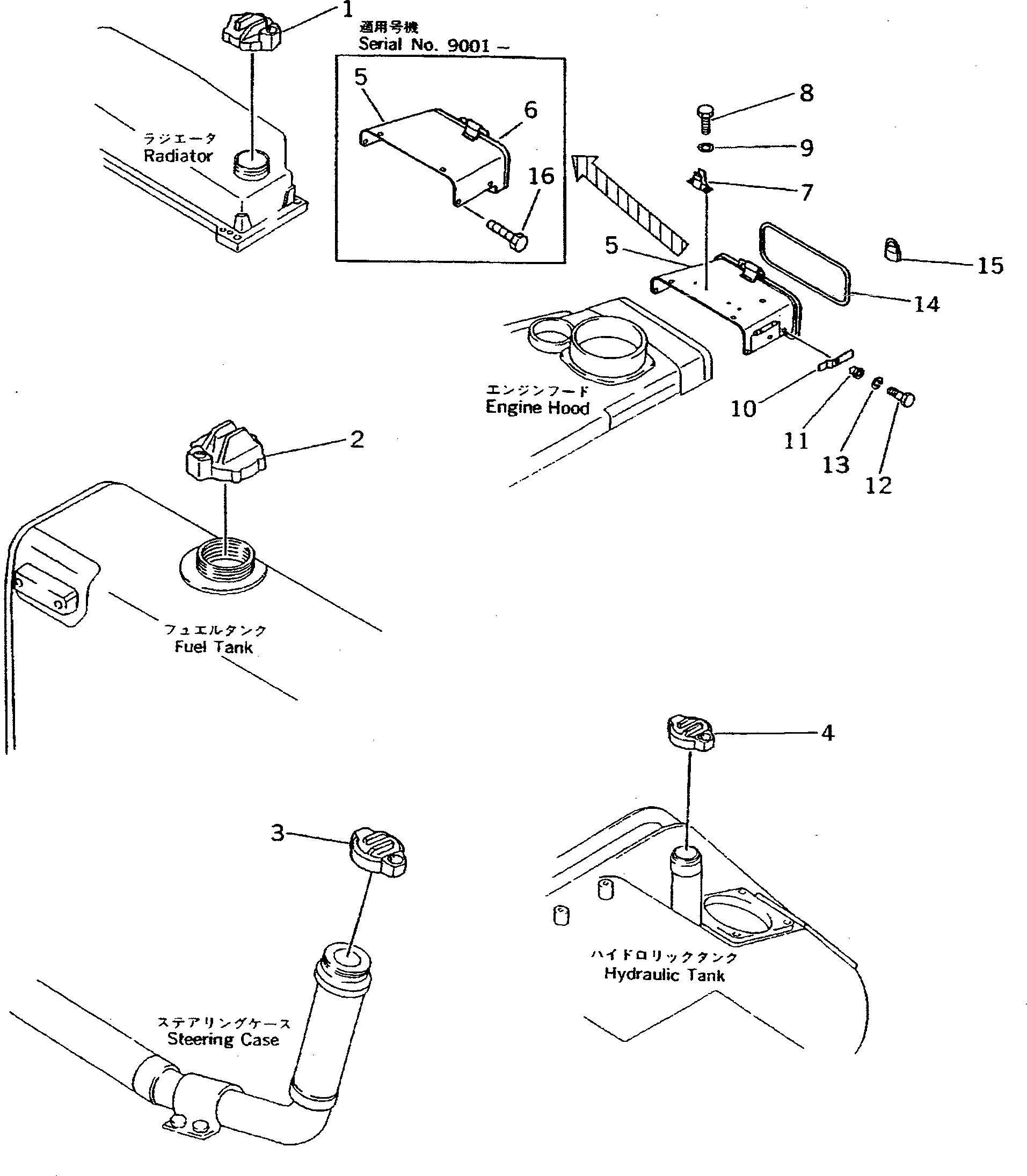 Крышка 175-54-25731 Komatsu