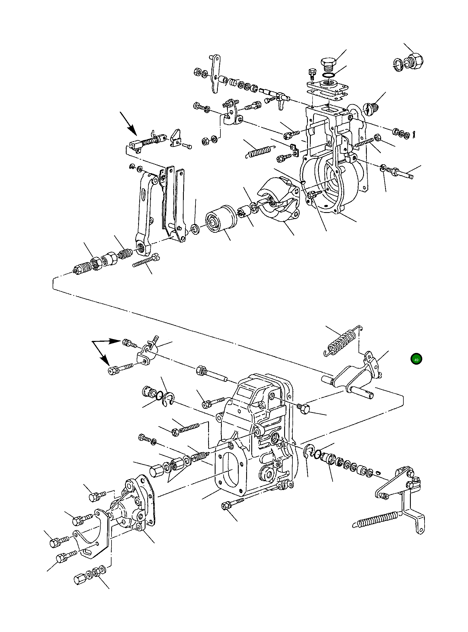 Рычаг YMX1542006920 Komatsu