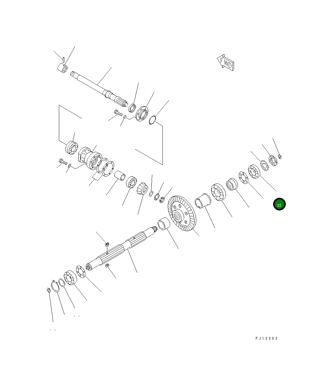 Подшипник 06000-30314 Komatsu