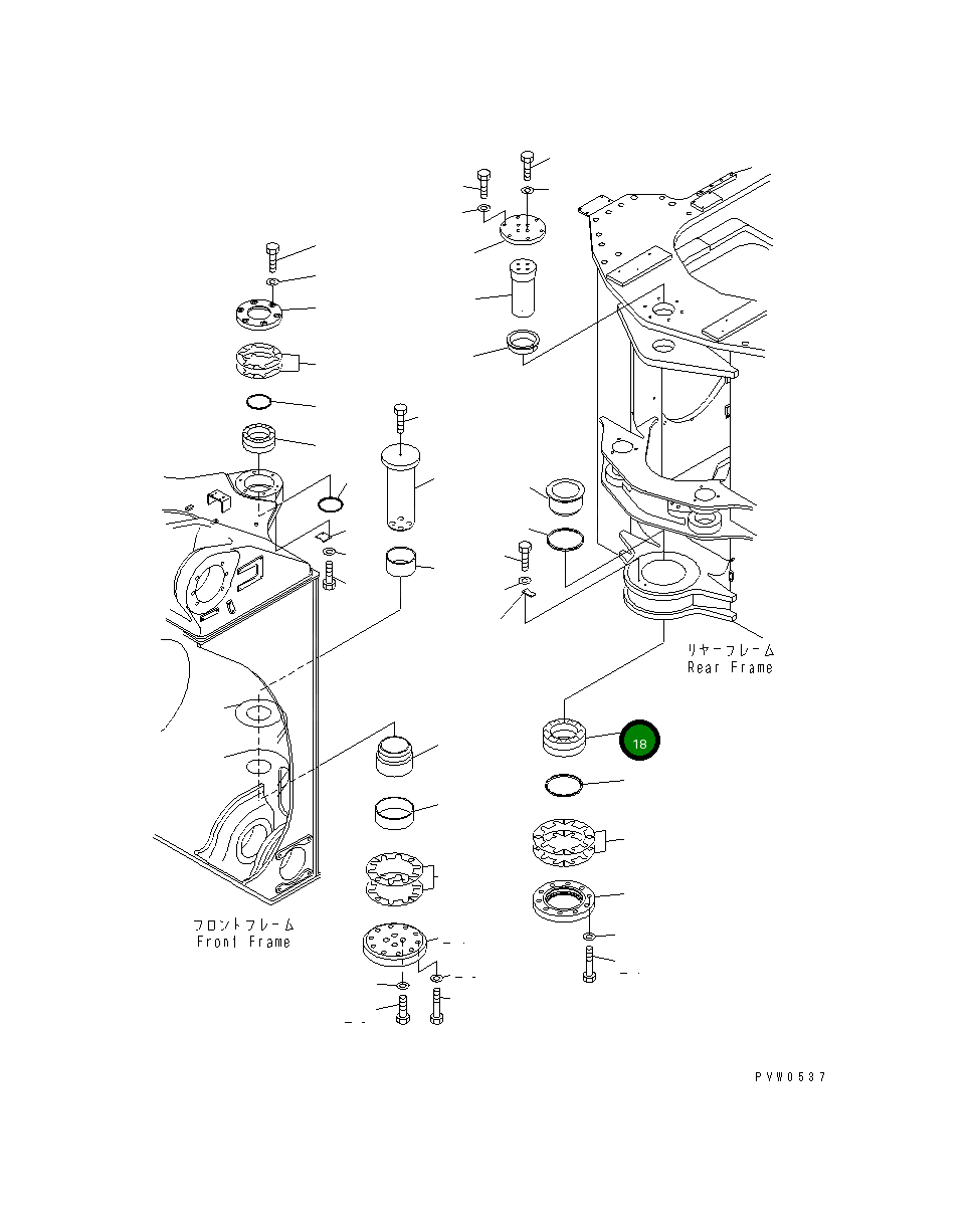 Подшипник 42C-46-13360 Komatsu