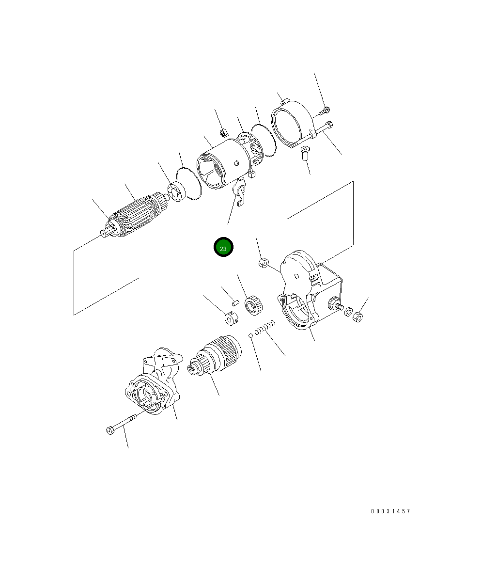 Крышка KT11173-6313-0 Komatsu