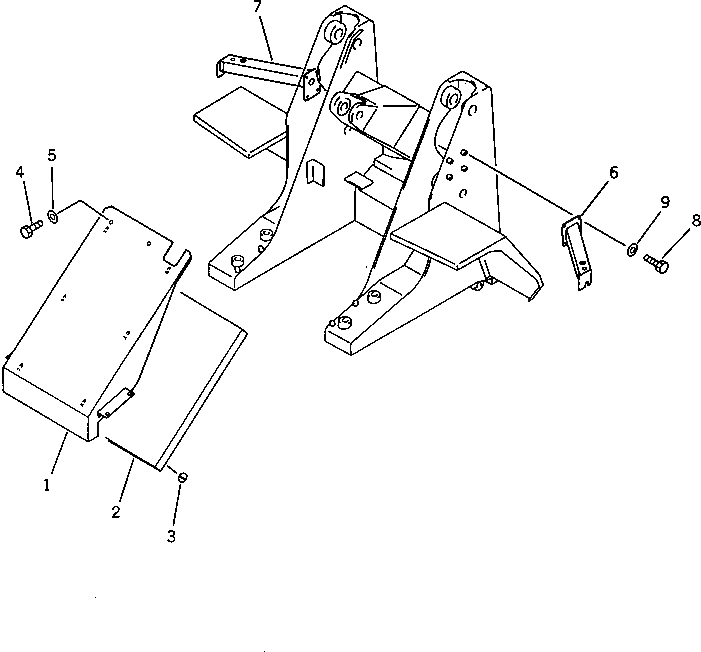 Крышка 363-54-11111 Komatsu