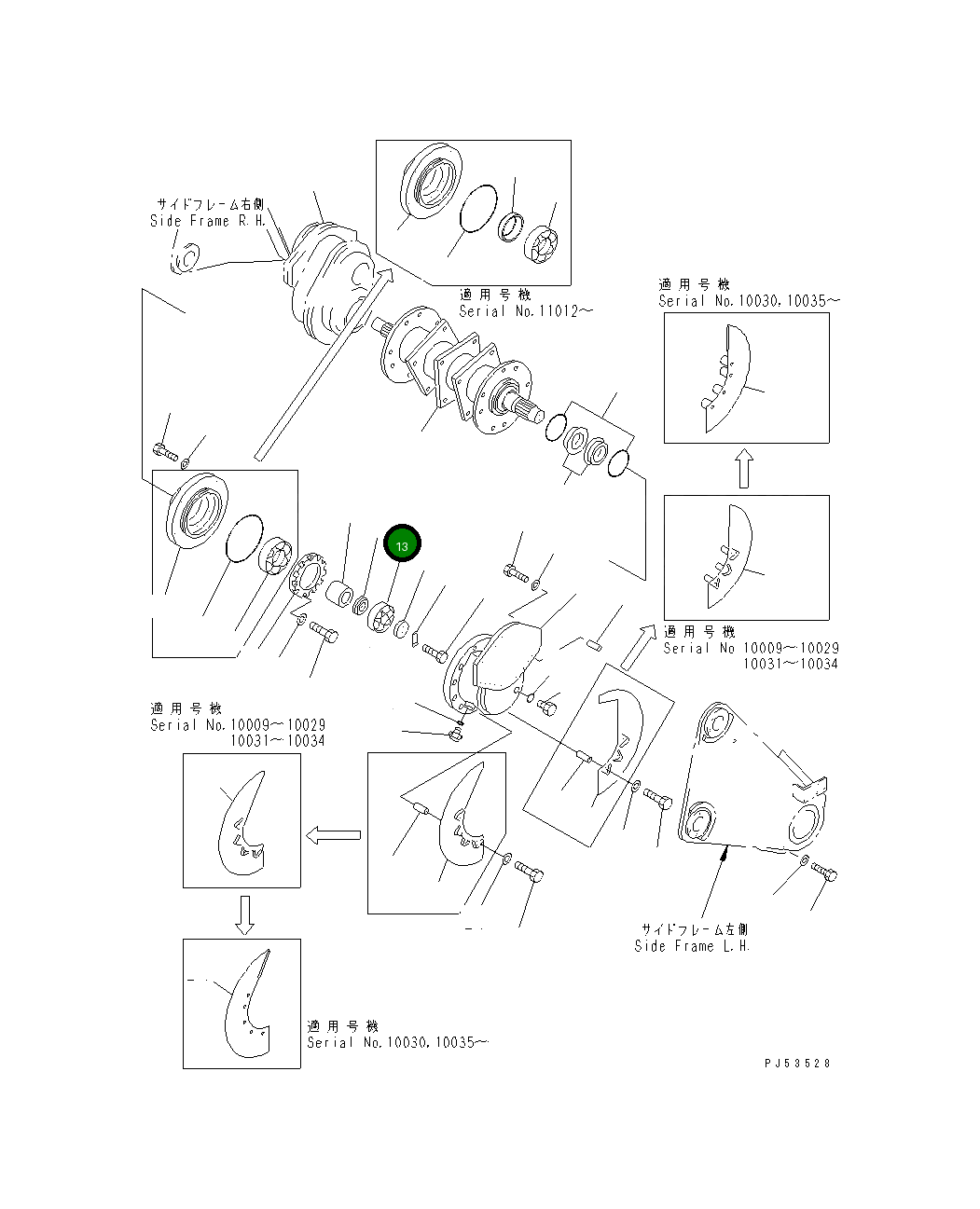 Подшипник 26C-70-11580 Komatsu