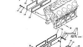 Крышка 6164-21-6410  Komatsu