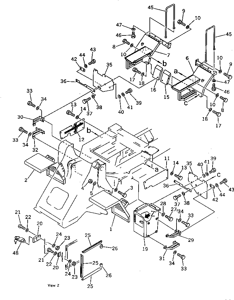 Крышка 417-54-14630 Komatsu