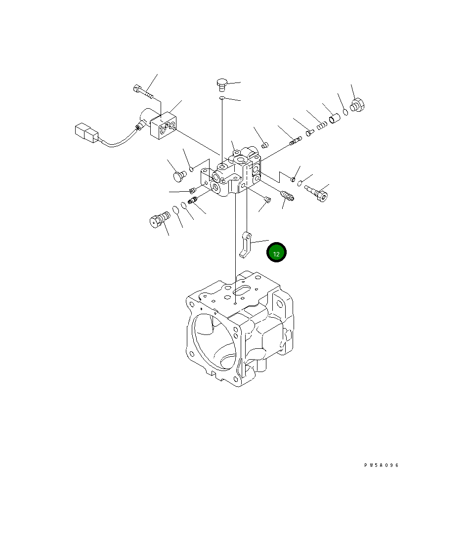Рычаг 708-1S-15270 Komatsu