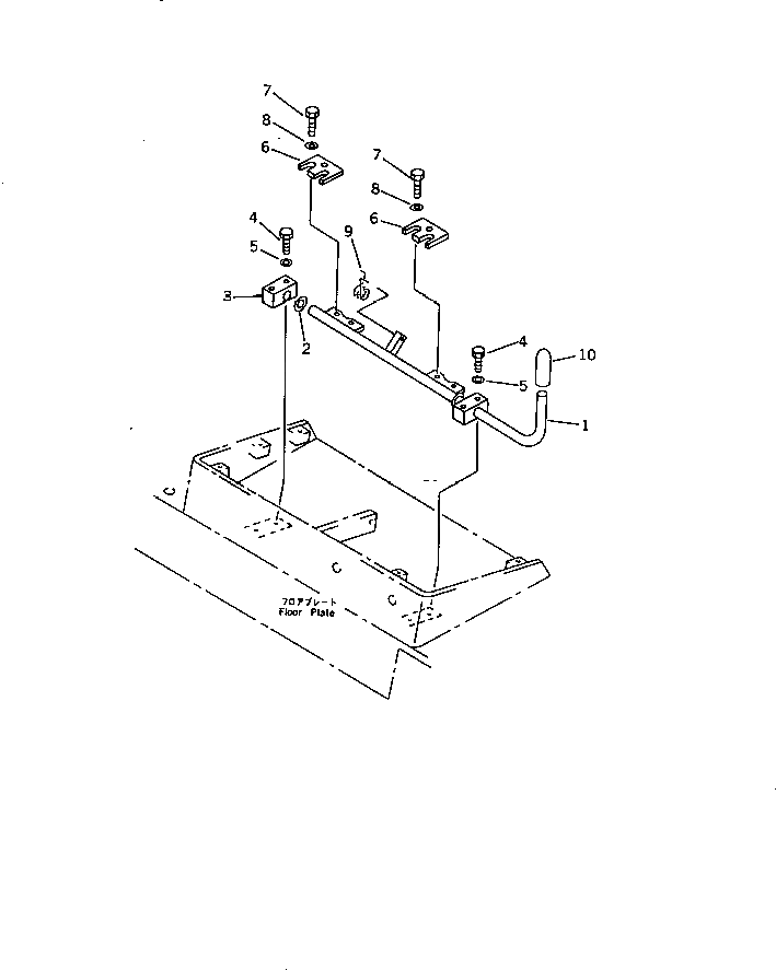Рычаг 21S-43-18310 Komatsu