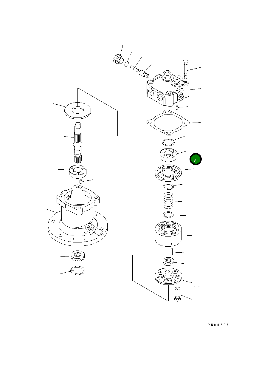 Подшипник 708-7T-12250 Komatsu
