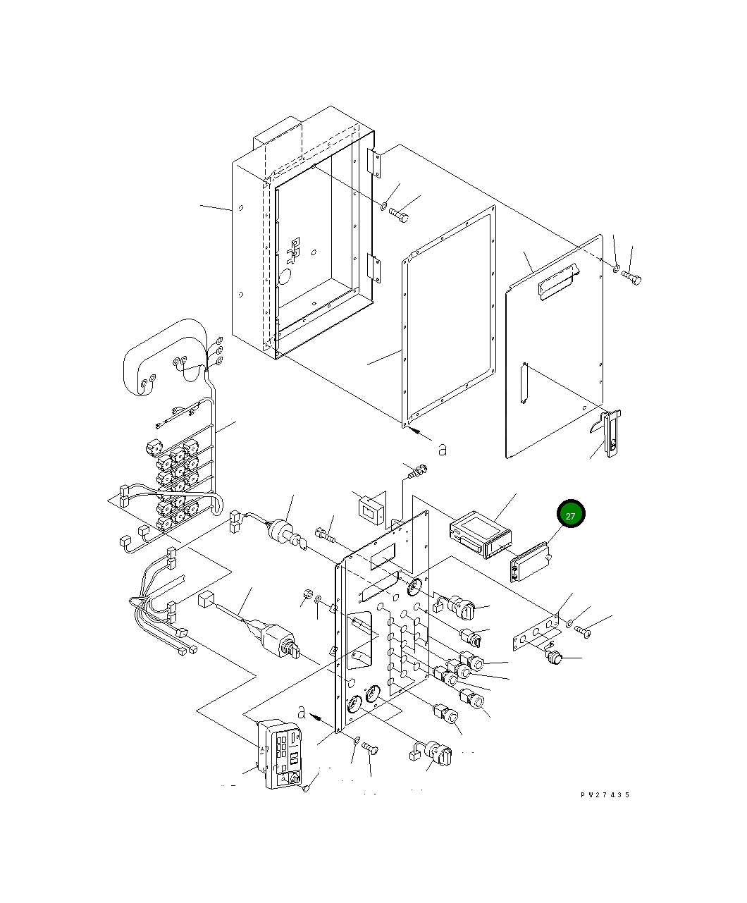 Крышка 8287-06-1020  Komatsu