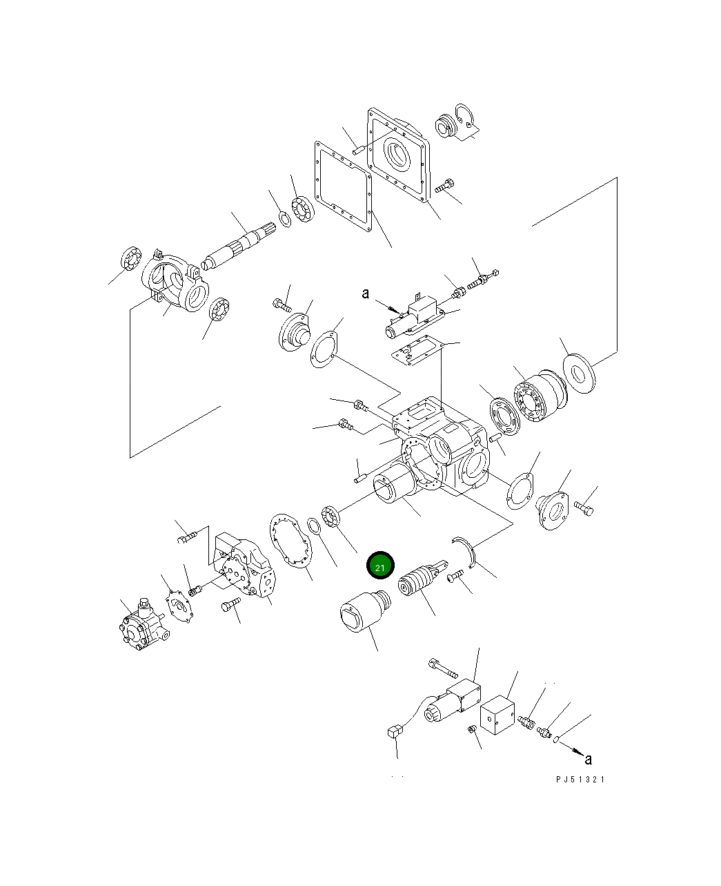 Подшипник 262-61-21240 Komatsu