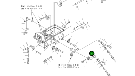 Рычаг 14X-43-21241 Komatsu