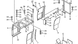 Лист 203-54-55760 Komatsu