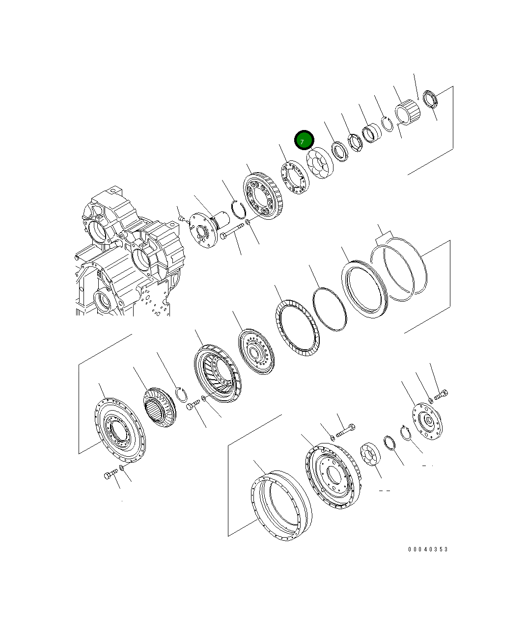 Подшипник 711-47-51160  Komatsu