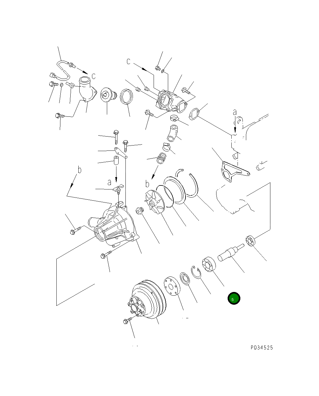 Подшипник 06037-06307  Komatsu