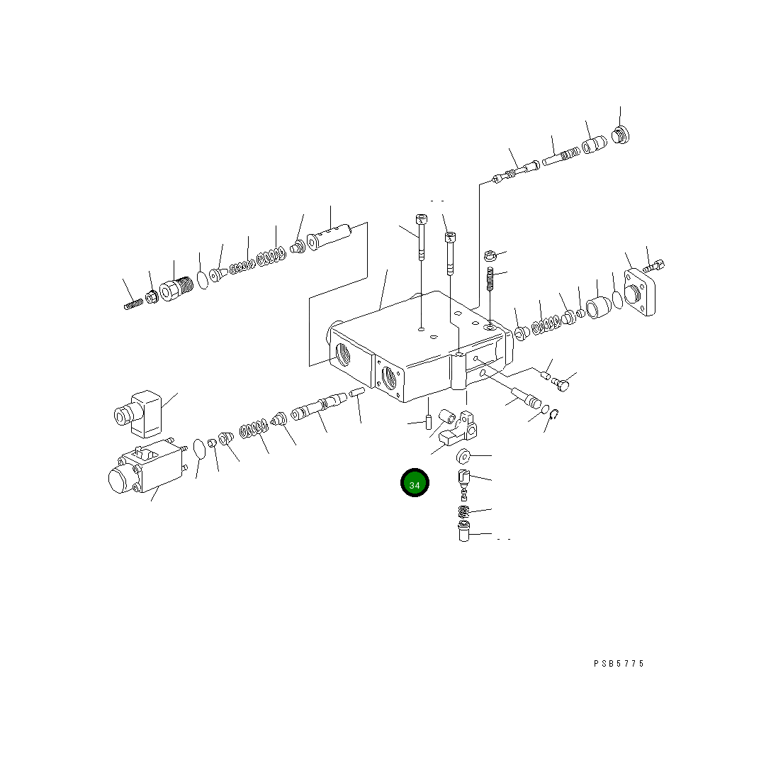 Рычаг 21P-60-K3690 Komatsu