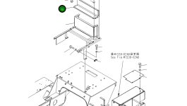 Крышка 8255-54-4391 Komatsu