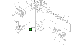 Крышка YM129155-51701 Komatsu