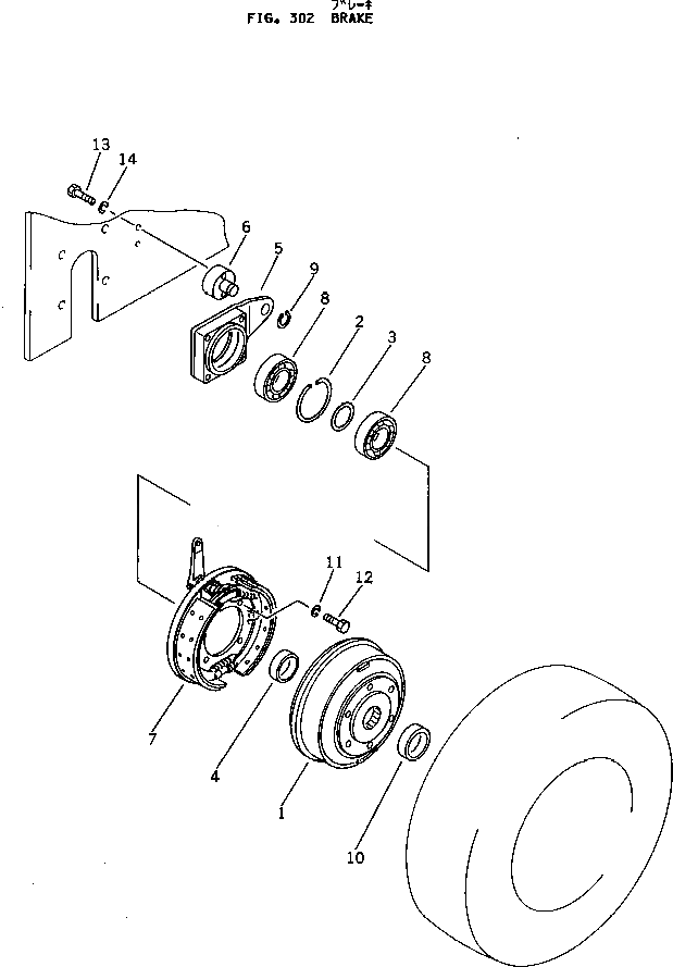 Подшипник 06006-06213 Komatsu