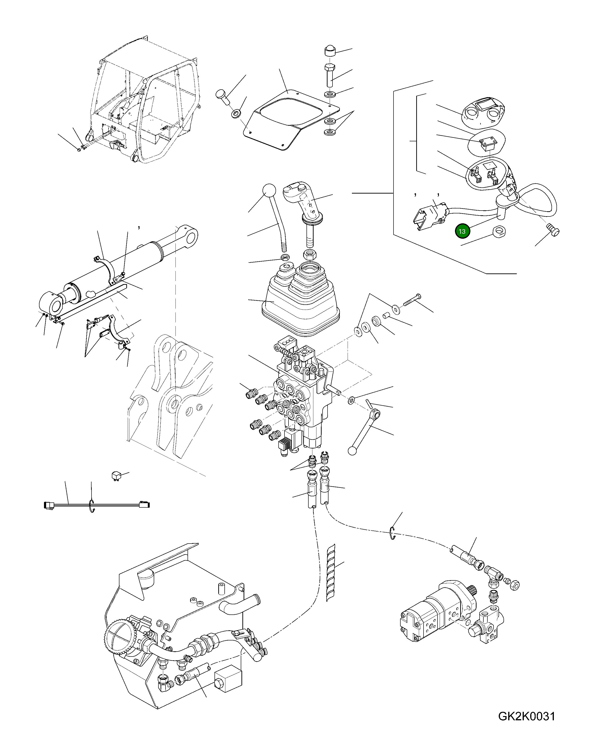 Рычаг 42T-64-23210 Komatsu