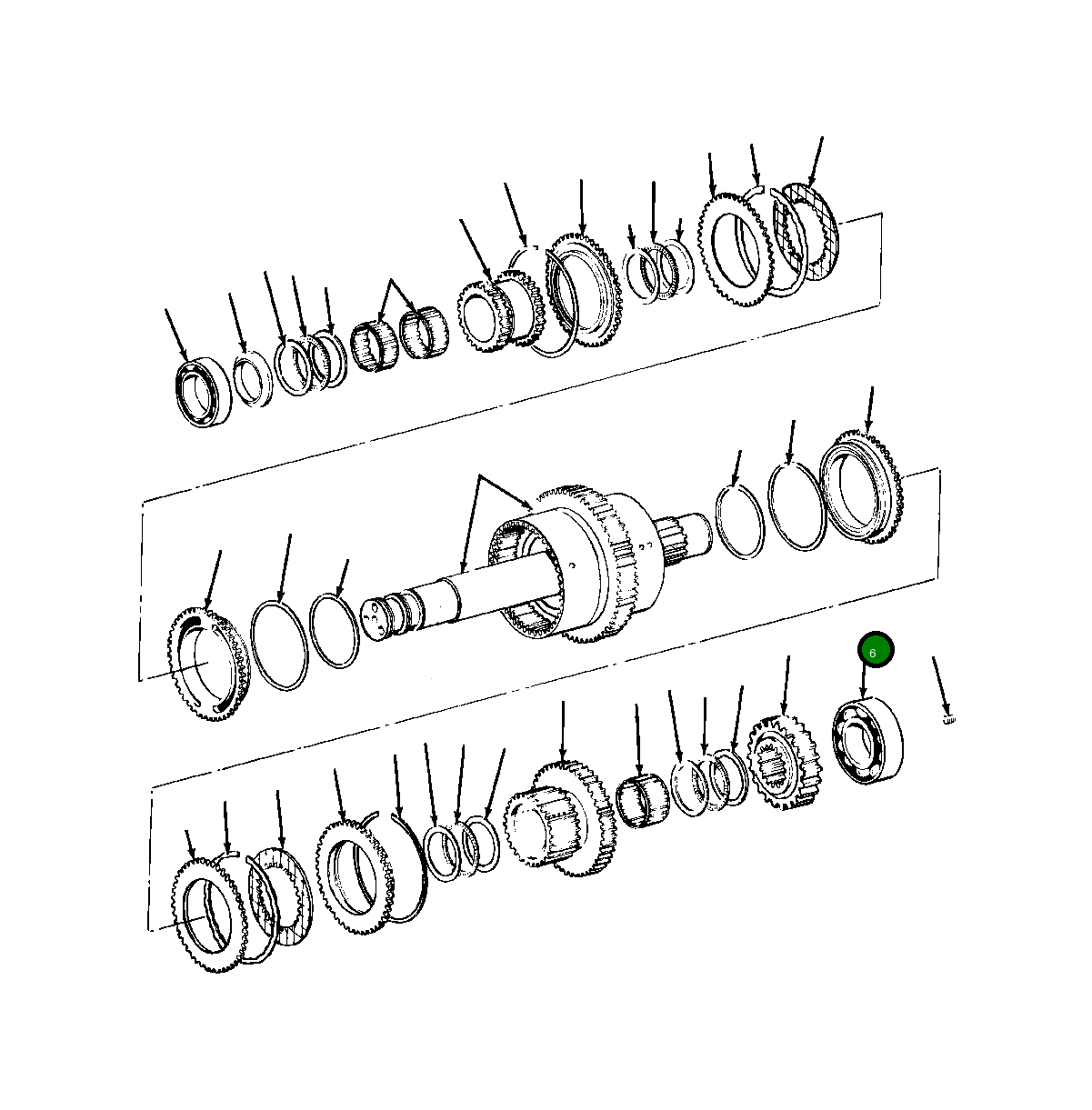 Подшипник 937 078 C91 Komatsu