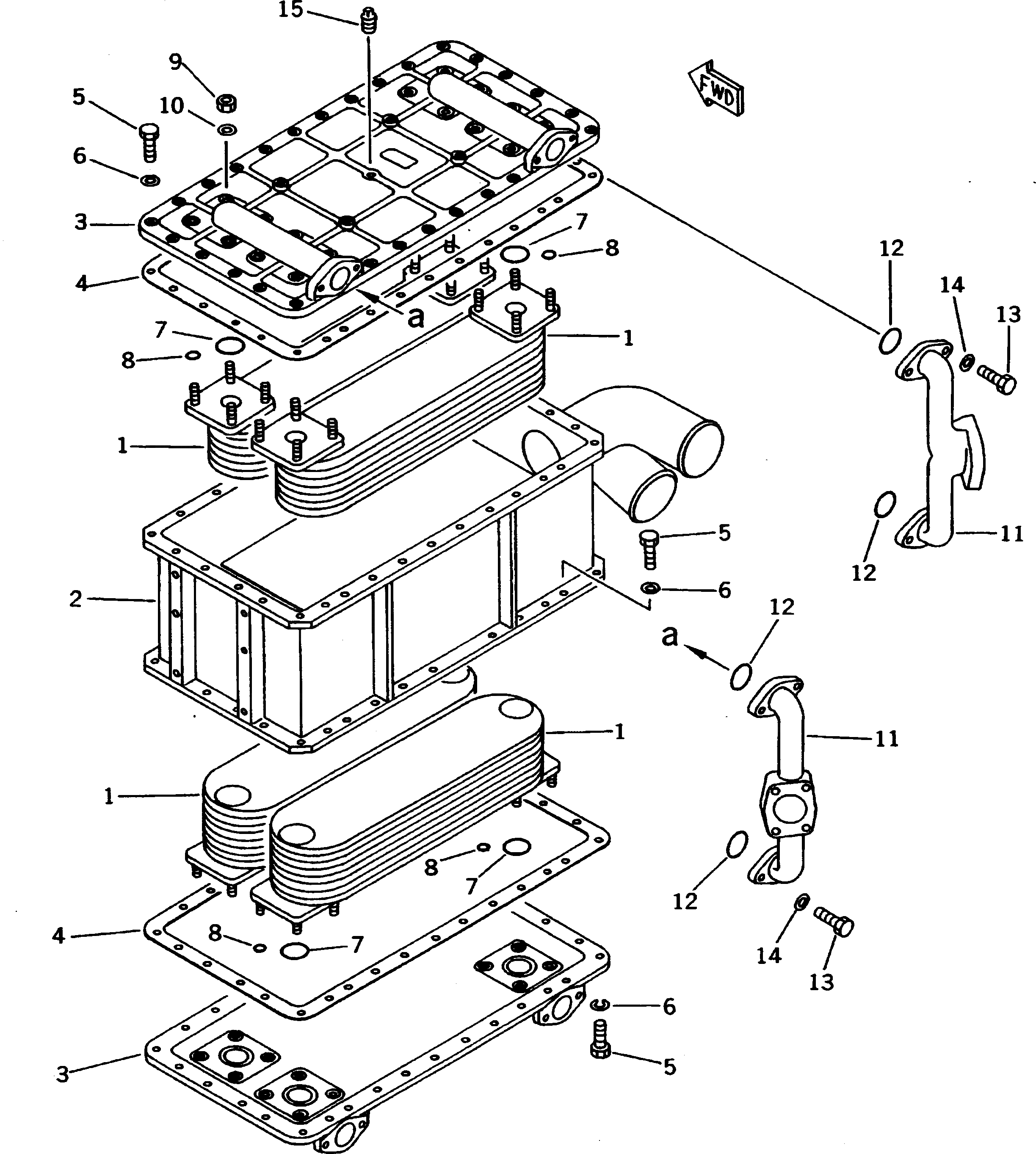 Крышка 561-03-63131 Komatsu