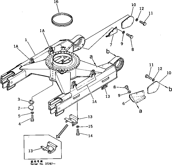 Крышка 205-30-71180 Komatsu