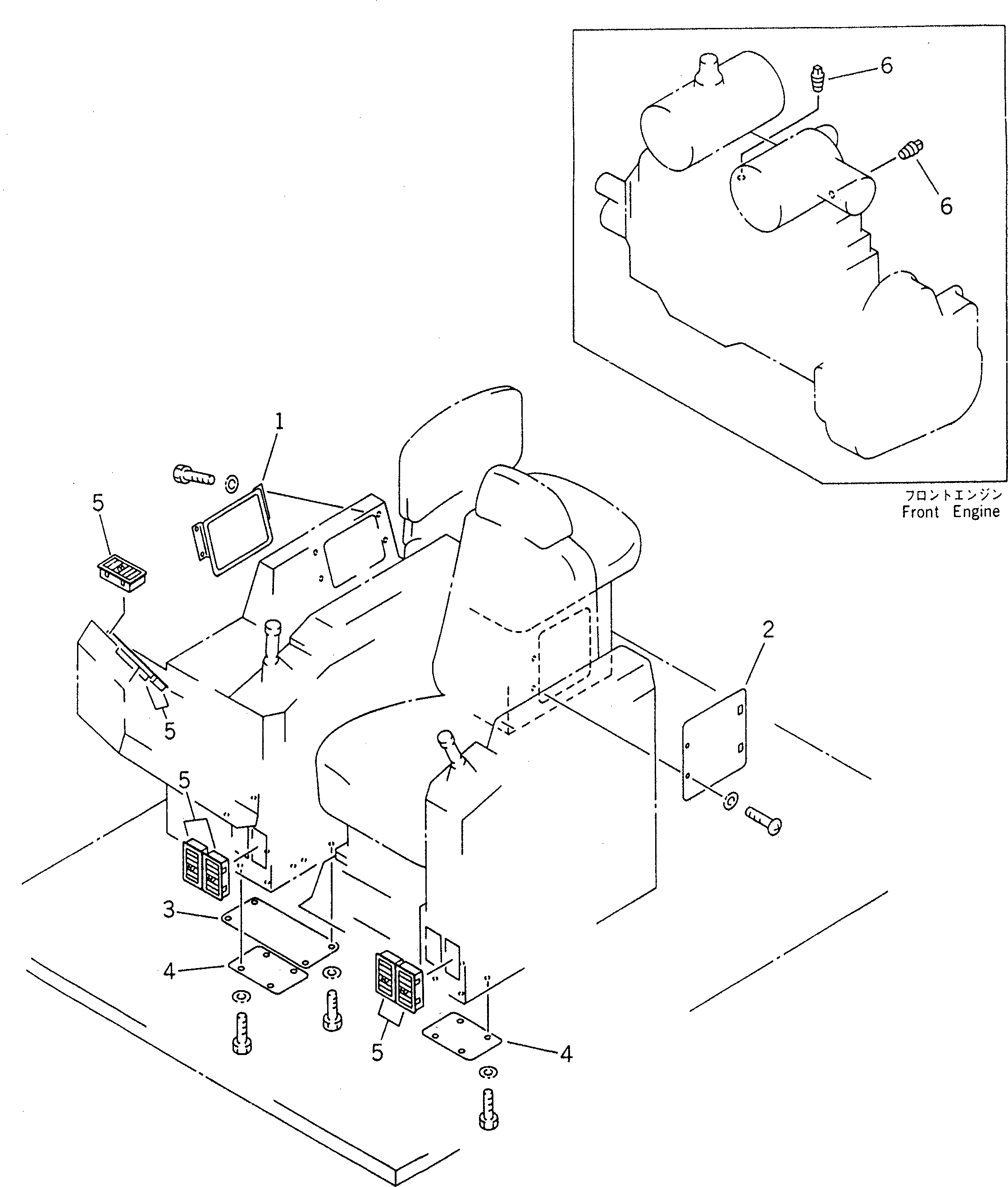 Крышка 21T-979-7780 Komatsu