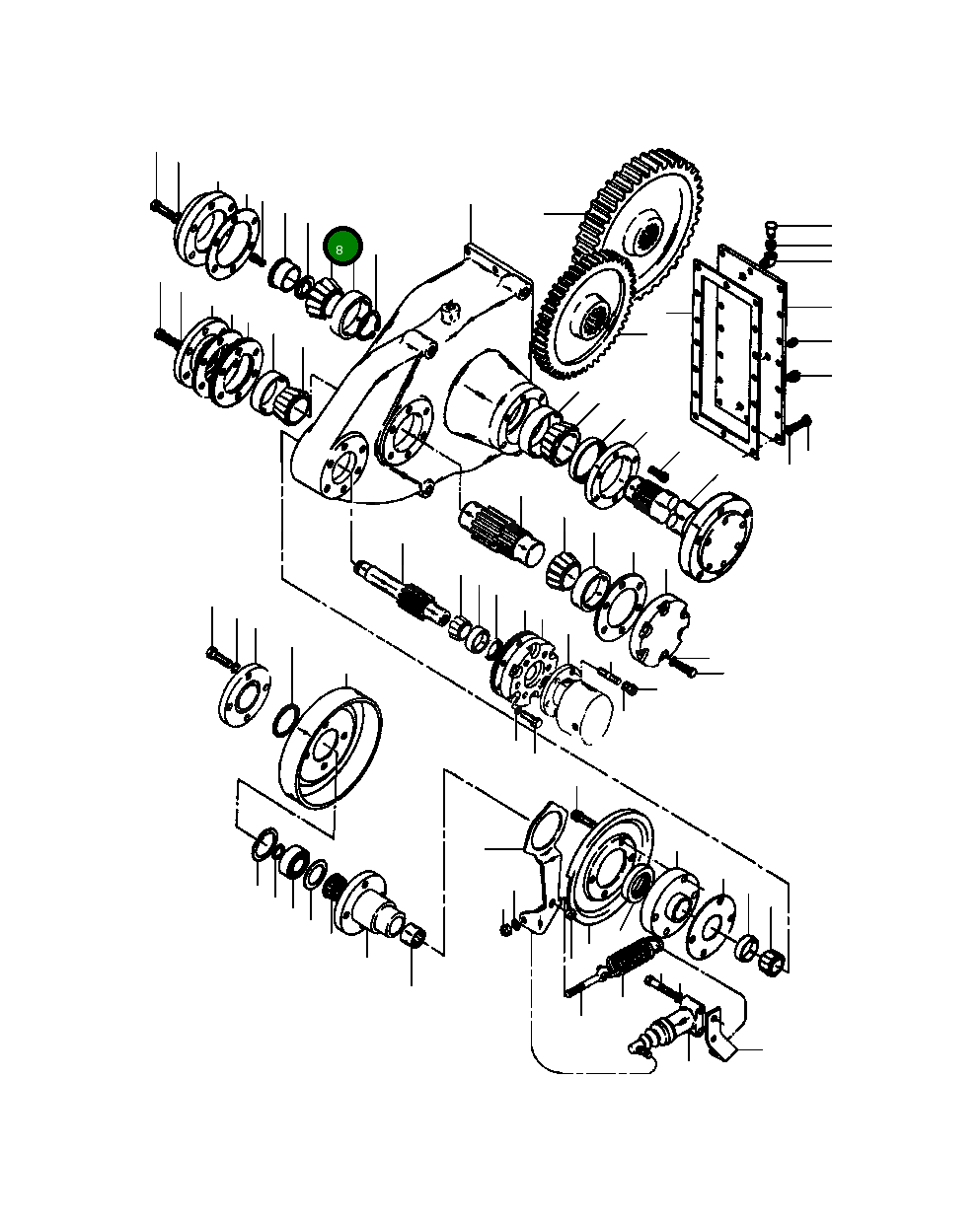 Подшипник 100 217 Komatsu