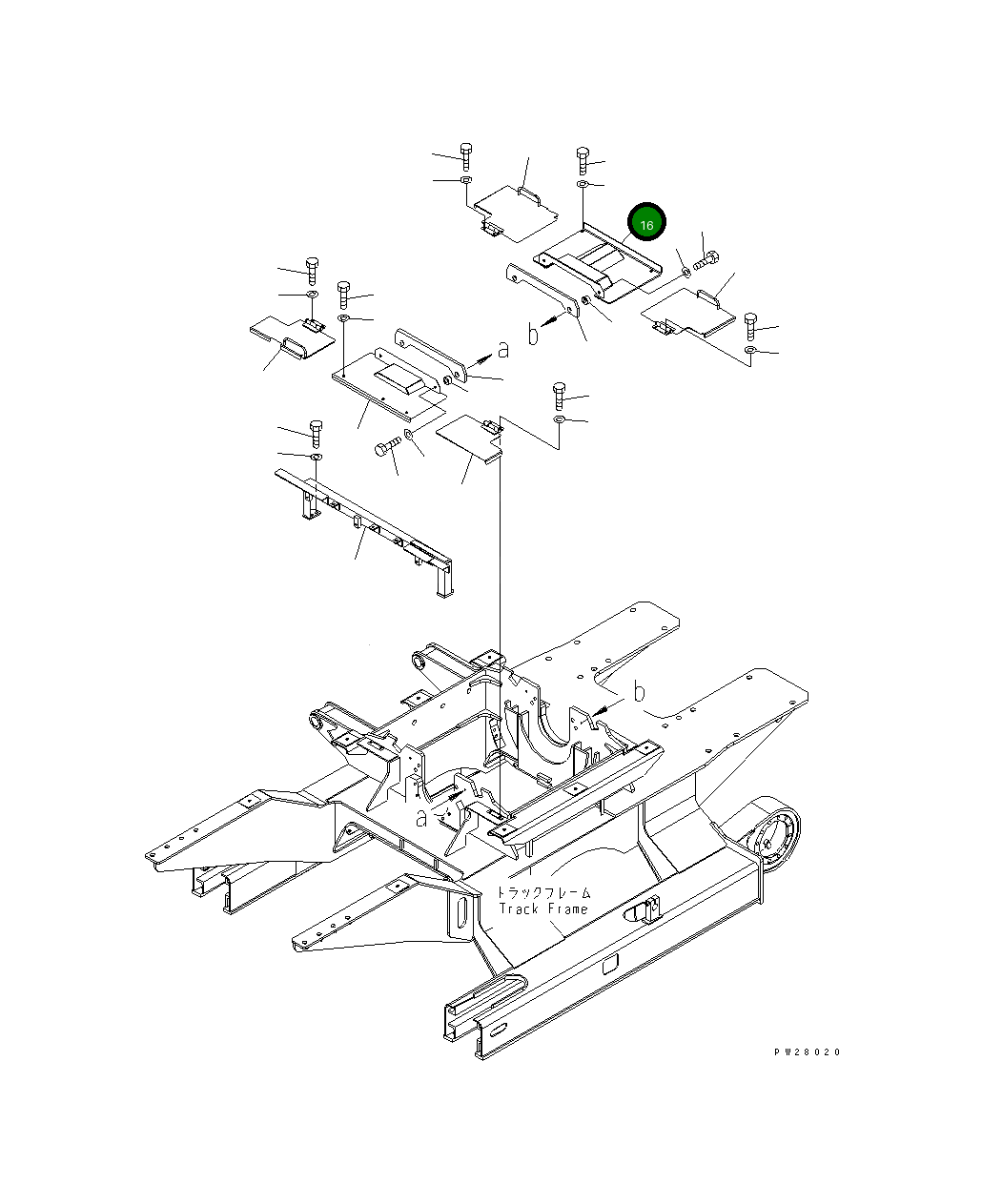 Крышка 8298-70-2561 Komatsu