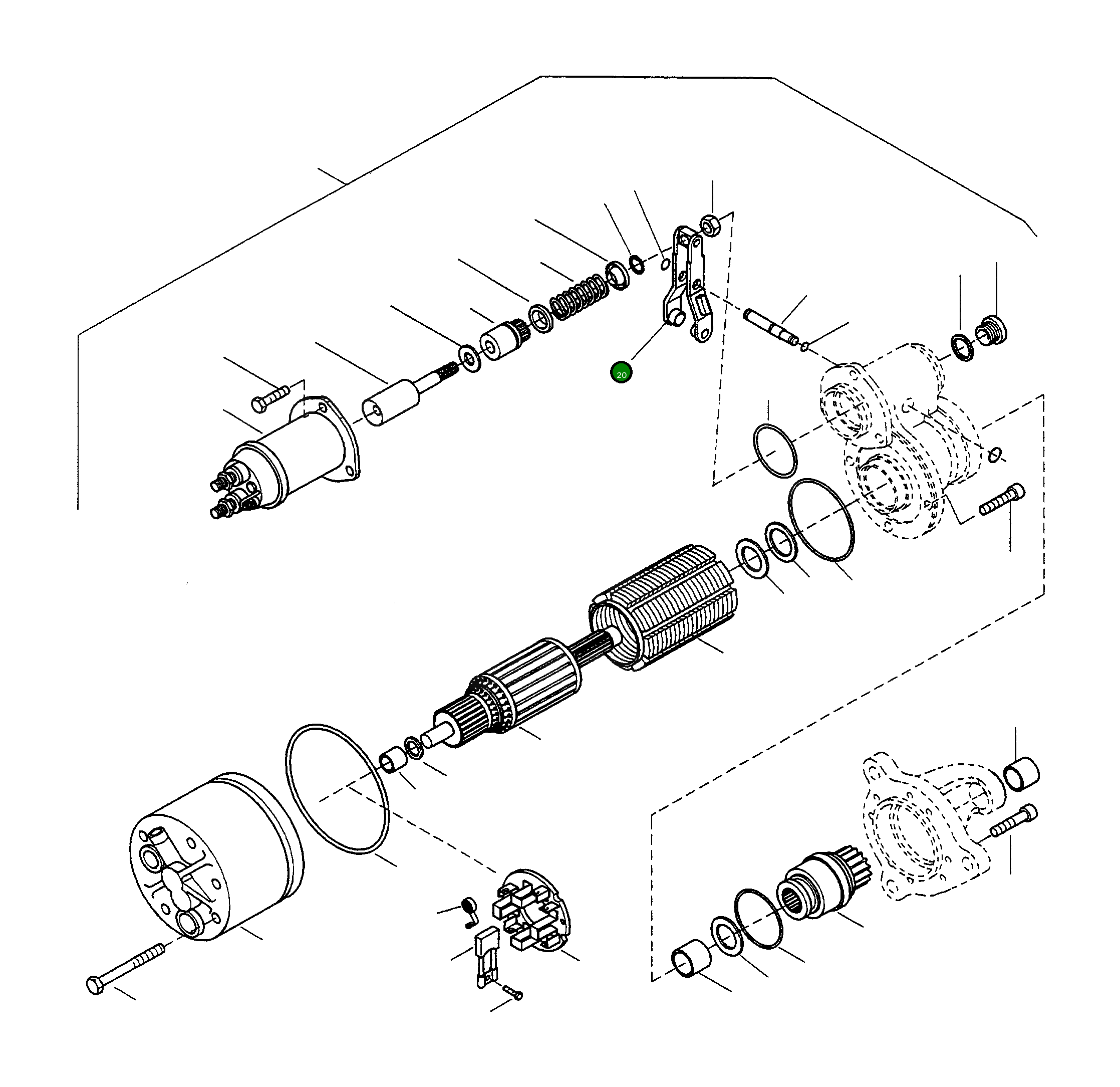 Рычаг 419-813-HP20 Komatsu