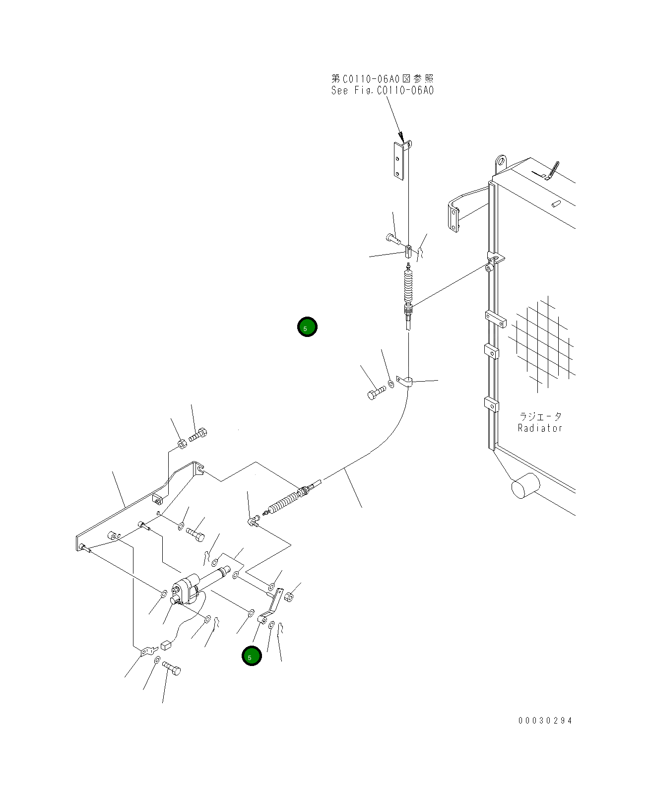 Рычаг 421-03-32220 Komatsu