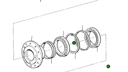 Подшипник 21D-60-15210 Komatsu