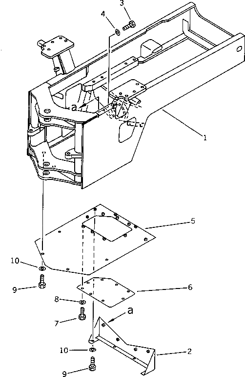 Крышка 419-971-1151  Komatsu