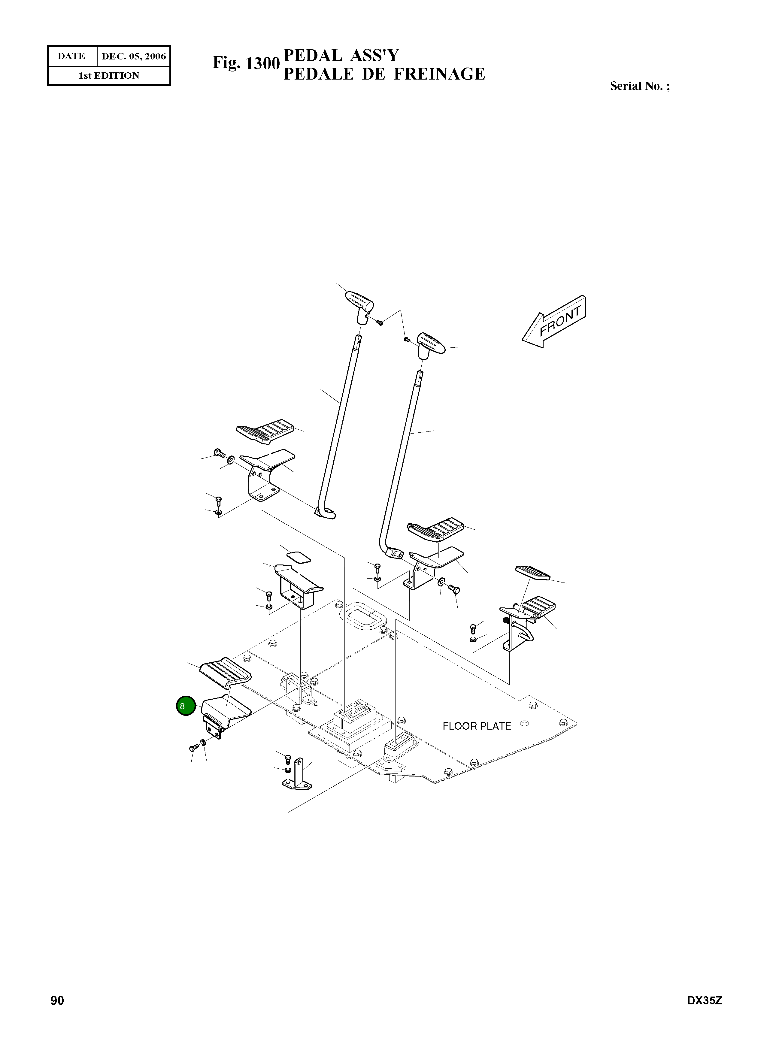 Крышка K1013948C Komatsu